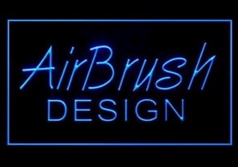 Airbrush Design LED Neon Sign